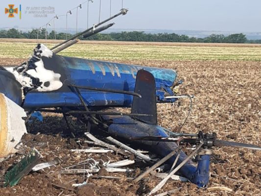 Аварія вертольота під Миколаєвом: з'явилися подробиці і перші версії