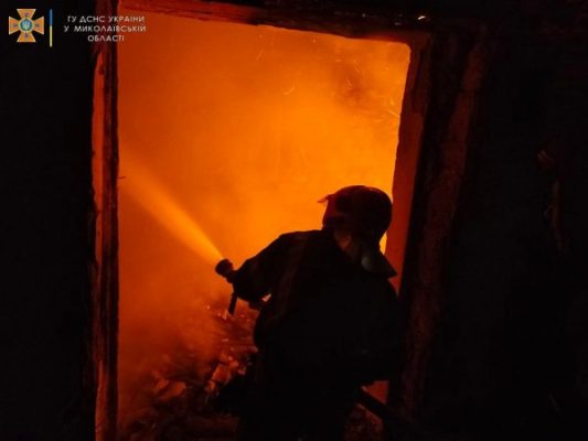 На Миколаївщині за добу сталося 5 пожеж: одна з них через обстріли