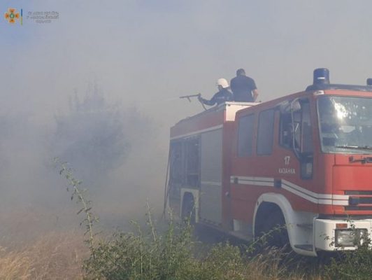 За минулу добу на Миколаївщині через обстріли російських військ сталося три пожежі