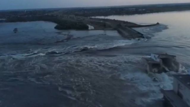 Орієнтовна сума збитків довкіллю через підрив росією Каховської ГЕС становить 55 млрд гривень