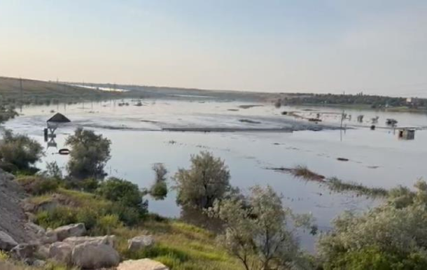 Унаслідок підриву Каховської ГЕС вода відрізала Кінбурнську косу від великої землі