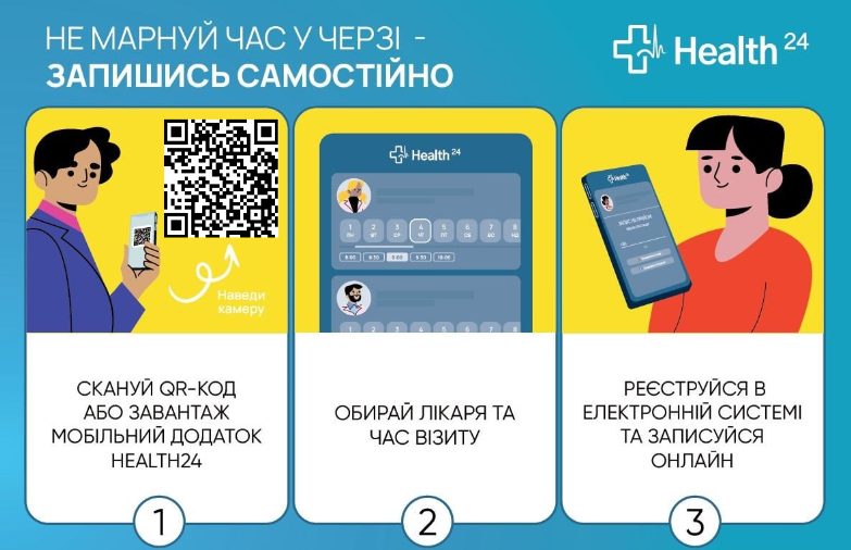 У дев’яти медичних закладах Миколаєва запроваджено онлайн-запис пацієнтів.