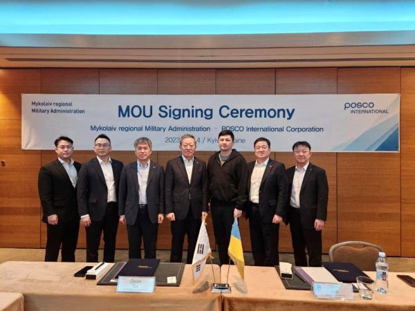 Корейські партнери із POSCO збираються побудувати на Миколаївщині завод з виробництва сталевих модулів