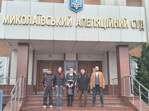 У миколаївському апеляційному суді виявились шанувальники кам'яного російського ідола