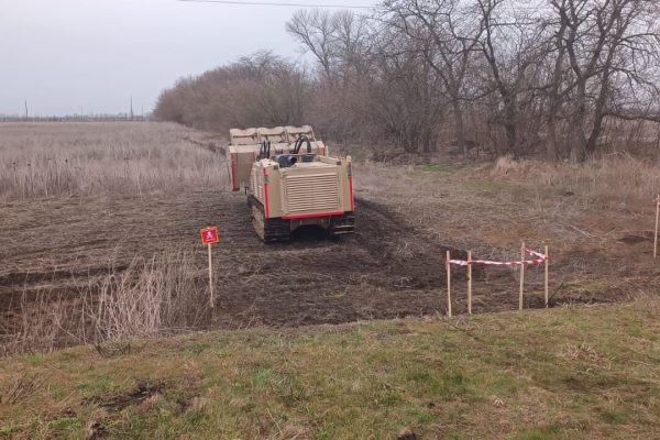 «Надія» від ЄС: на Миколаївщині вже працює передана Україні сучасна система розмінування