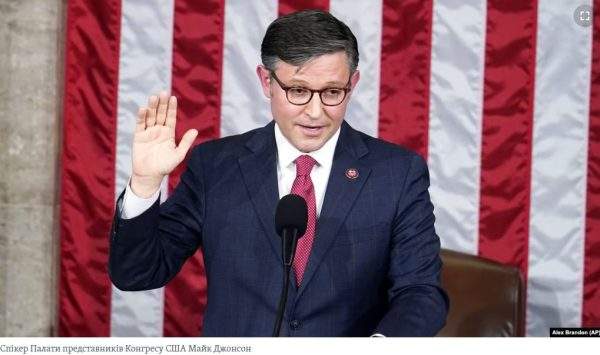 США: спікер Палати представників розділив допомогу Україні та Ізраїлю